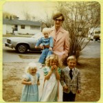 Dad and kids 1976 Dad and kids 1976